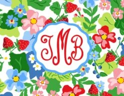 Summer Picnic Personalized Folded Note Cards