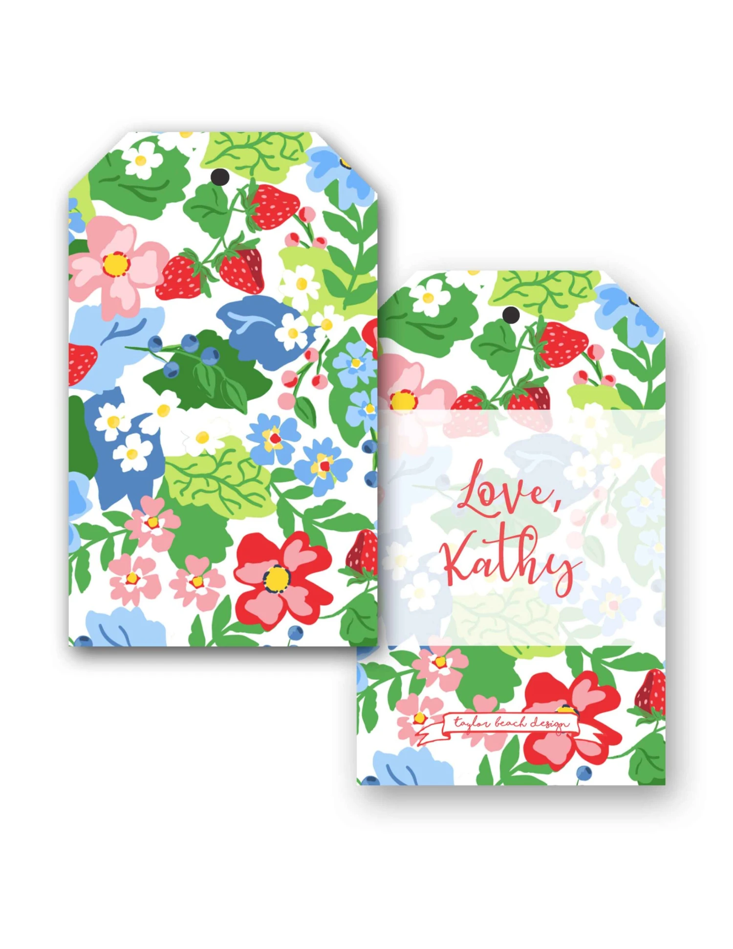Summer Picnic Personalized Hang Tags 1 Summer Picnic Personalized Hang Tags