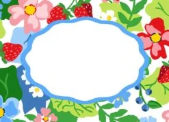Summer Picnic Tented Place Cards