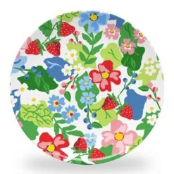 Summer Picnic Set Of (4) 10" Dia. Melamine Plates