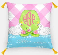 Swan Lake Euro Pillow & Insert, Pink Skies 26"x26"