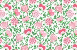 Sweetheart Suzani, Pink, Paper Tear-away Placemat Pad