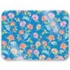 Conservatory Garden, Indigo, 16" X 12" Tempered Glass Cutting Board