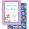 Conservatory Garden, Indigo, Invitation