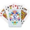 Tobacco Leaf Crest Personalized Playing Cards