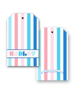 Vibe Personalized Gift Hang Tags, Aegean