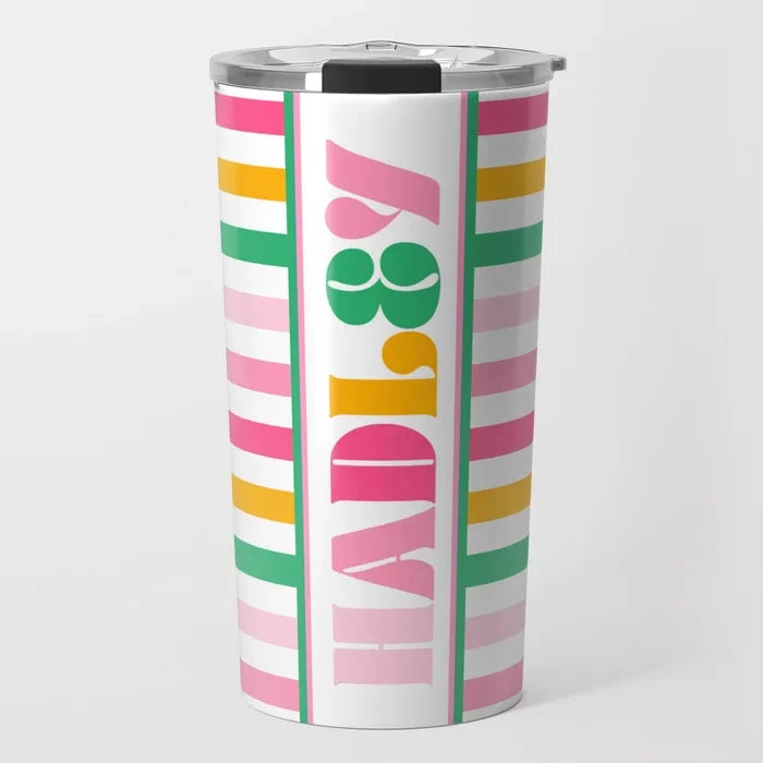 Vibe Personalized Travel Tumbler, Carnival 1 Vibe Personalized Travel Tumbler, Carnival