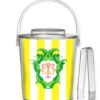 Banana Leaf Crest, Island Sunrise, 3 Qt. Acrylic Ice Bucket