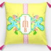 Dragon Crest Euro Pillow, Yellow Lotus, Euro Pillow & Insert, 26"x26"