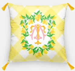 Lemon Crest, Sun Kissed, Euro Pillow & Insert, 26"x26"