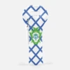Banana Leaf Crest, Aegean, Wine Carrier With Cork Screw