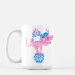 Trunk Of Lovin' Elephant Valentine's Porcelain Mug