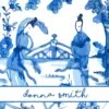 Blue Willow Style Personalized Chinoiserie Folded Note Cards