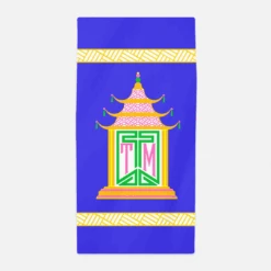 Royal Pagoda, Lapis, Beach Towel