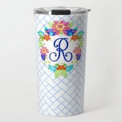 Tobacco Leaf Crest Personalized Travel Tumbler