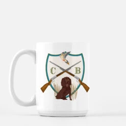 Men's Custom Dove Hunt Crest Personalized Mug