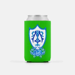 Set Of 2 Chinois Crab Crest, Fern, Personalized Can Coolers